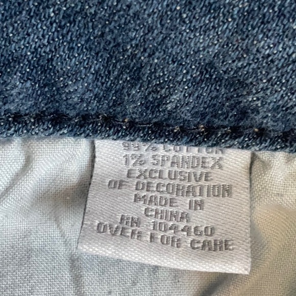 Relativity Women’s Denim Capri Jeans Size 18W - Picture 8 of 11